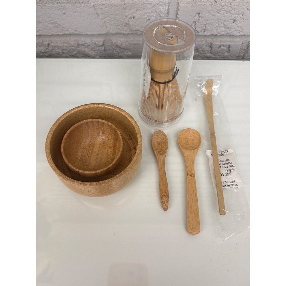 Song Dynasty Bamboo 6 Pcs Matcha Tea Spoon Set